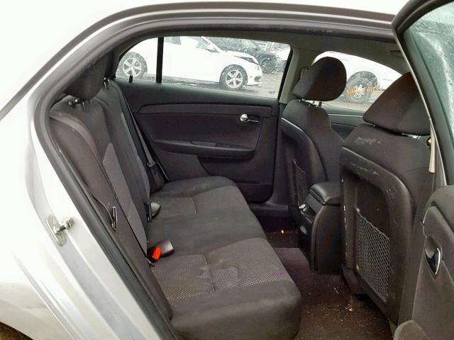 1G1ZC5E01AF319824 - 2010 CHEVROLET MALIBU 1LT ვერცხლისფერი ფოტო 6