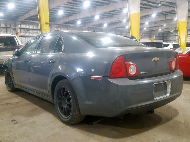 1G1ZG57B49F122340 - 2009 CHEVROLET MALIBU LS BLACK photo 3