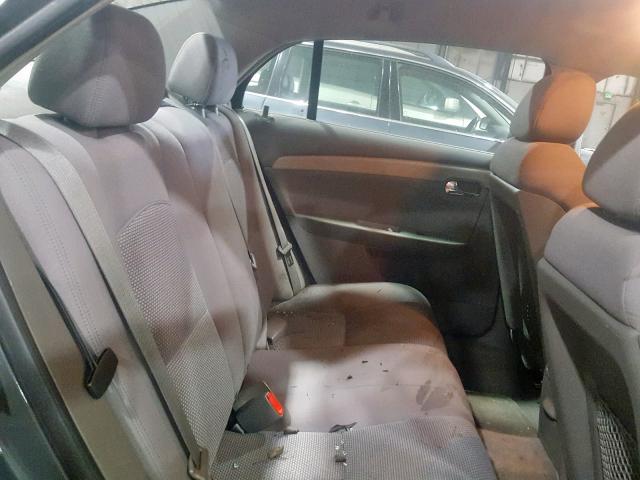 1G1ZG57B49F122340 - 2009 CHEVROLET MALIBU LS BLACK photo 6