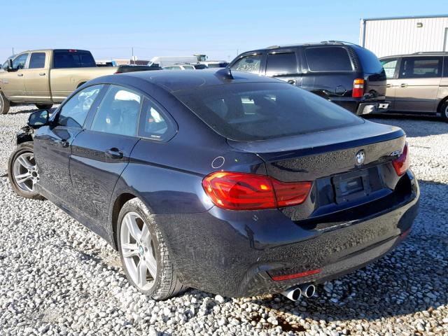 WBA4J1C57JBM11670 - 2018 BMW 430I GRAN BLUE photo 3