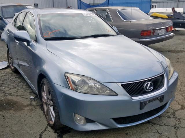 JTHBK262272054307 - 2007 LEXUS IS 250 BLUE photo 1