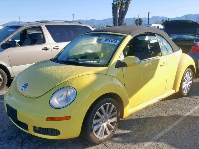 3VWRF31YX8M420754 - 2008 VOLKSWAGEN NEW BEETLE Sarı foto 2