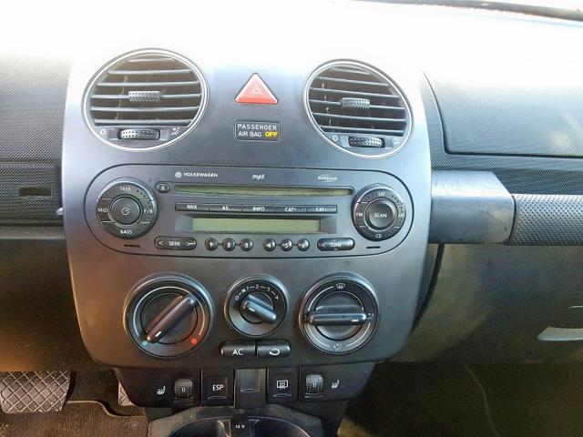 3VWRF31YX8M420754 - 2008 VOLKSWAGEN NEW BEETLE Sarı foto 9