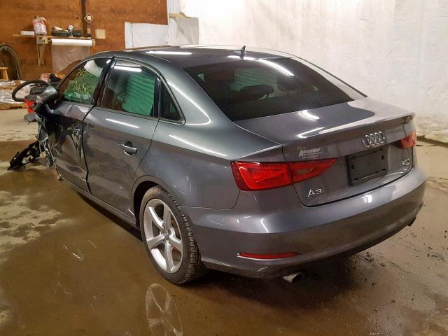 WAUBFGFF0F1007879 - 2015 AUDI A3 GRAY photo 3