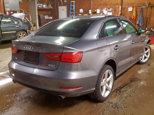 WAUBFGFF0F1007879 - 2015 AUDI A3 GRAY photo 4