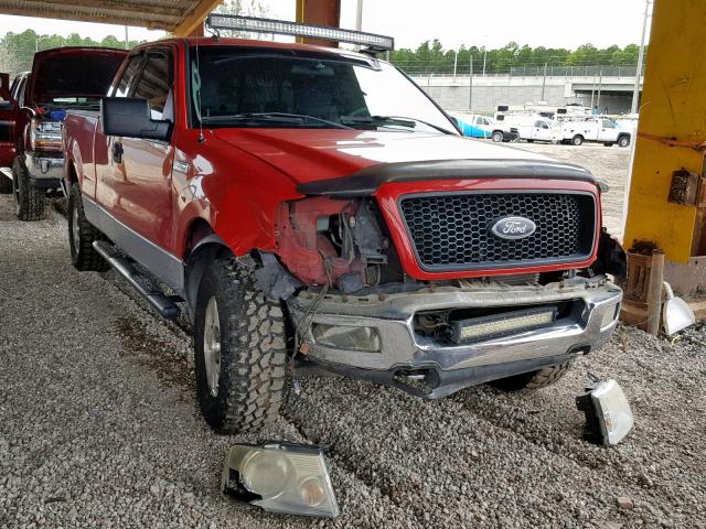1FTPX14564NB43968 - 2004 FORD F150 RED photo 1