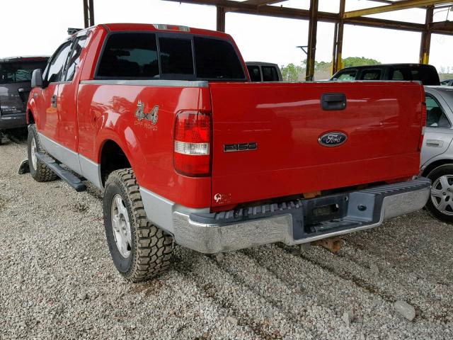 1FTPX14564NB43968 - 2004 FORD F150 RED photo 3