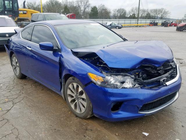 1HGCT1B37EA001814 - 2014 HONDA ACCORD LX- BLUE photo 1