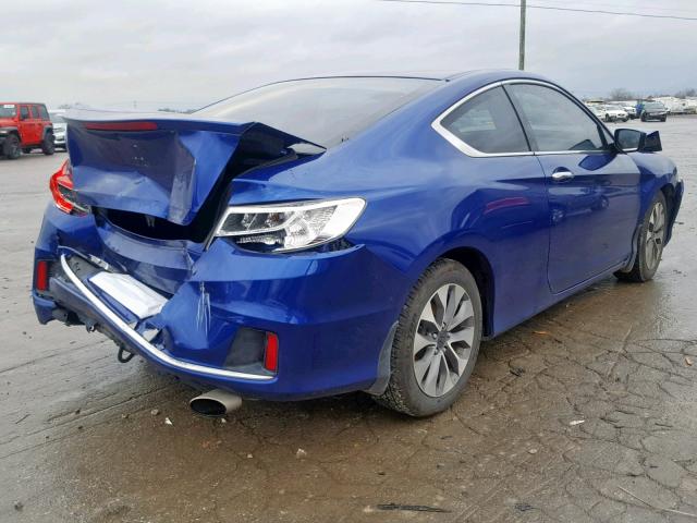 1HGCT1B37EA001814 - 2014 HONDA ACCORD LX- BLUE photo 4