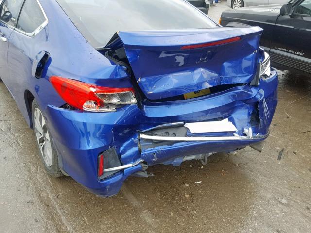 1HGCT1B37EA001814 - 2014 HONDA ACCORD LX- BLUE photo 9