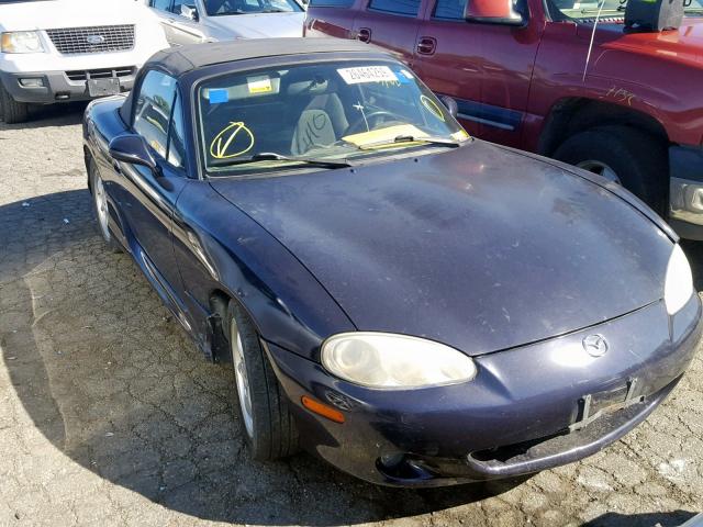 JM1NB353910217441 - 2001 MAZDA MX-5 MIATA PURPLE photo 1