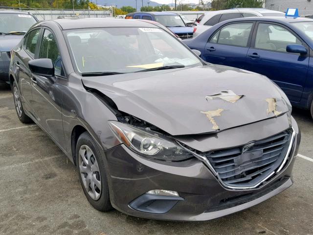 JM1BM1T73E1175937 - 2014 MAZDA 3 SV BROWN photo 1