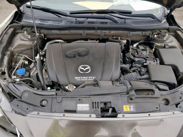 JM1BM1T73E1175937 - 2014 MAZDA 3 SV BROWN photo 7