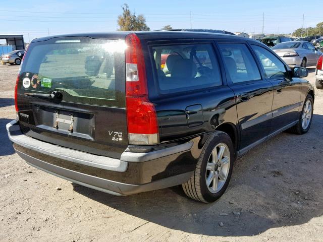 YV1SW58D622216786 - 2002 VOLVO V70 2.4T BLACK photo 4