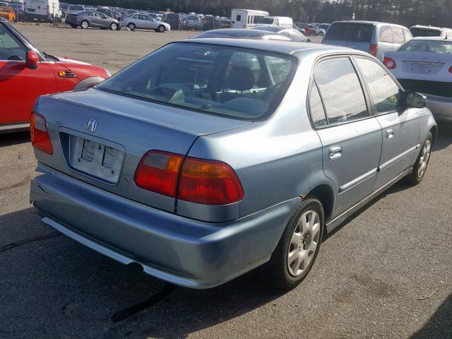 2HGEJ6610YH543010 - 2000 HONDA CIVIC BASE Mavi foto 4