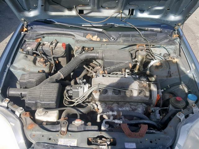 2HGEJ6610YH543010 - 2000 HONDA CIVIC BASE Mavi foto 7