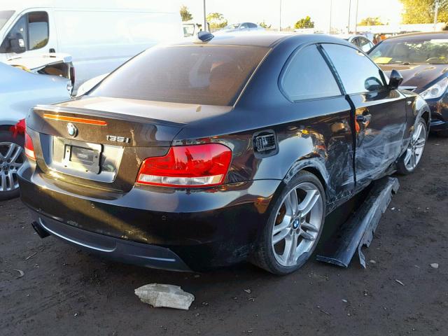 WBAUC9C50CVM12427 - 2012 BMW 135 I BLACK photo 4