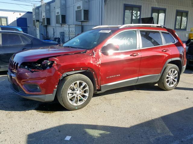 1C4PJLLB0KD201936 - 2019 JEEP CHEROKEE L RED photo 9