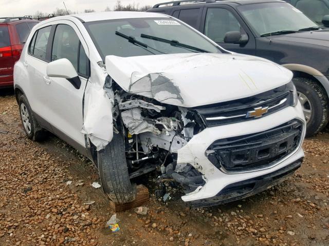 3GNCJKSB7HL249406 - 2017 CHEVROLET TRAX LS WHITE photo 9