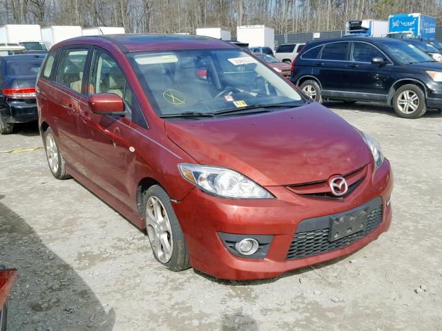 JM1CR293080317106 - 2008 MAZDA 5 RED photo 1