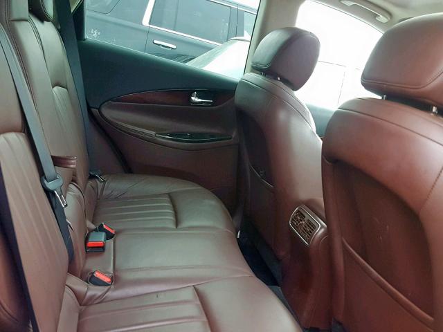 JNKAJ09FX8M352983 - 2008 INFINITI EX35 BASE MAROON photo 6