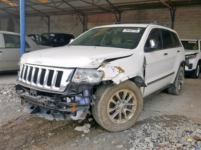 1J4RR5GT5BC625029 - 2011 JEEP GRAND CHER WHITE photo 2