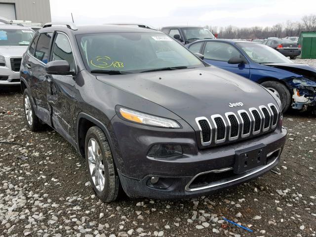 1C4PJLDB2GW165130 - 2016 JEEP CHEROKEE L CHARCOAL photo 1