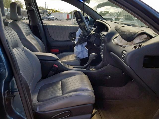 1G2WR52172F284850 - 2002 PONTIAC GRAND PRIX GREEN photo 5