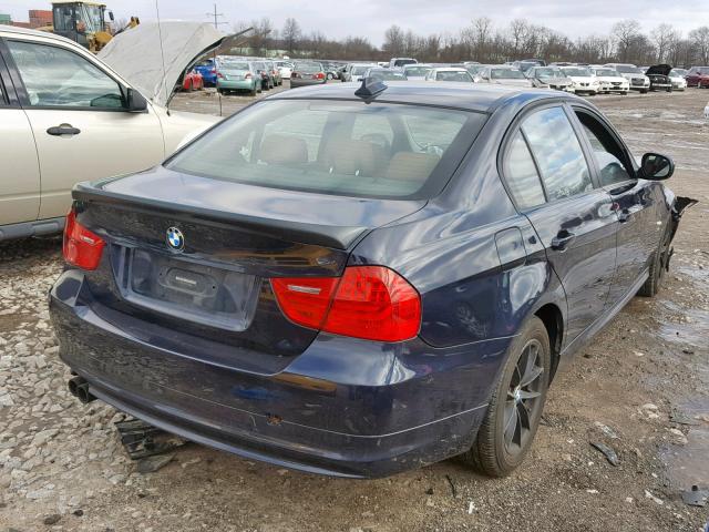 WBAPK7C56AA459227 - 2010 BMW 328 XI BLUE photo 4