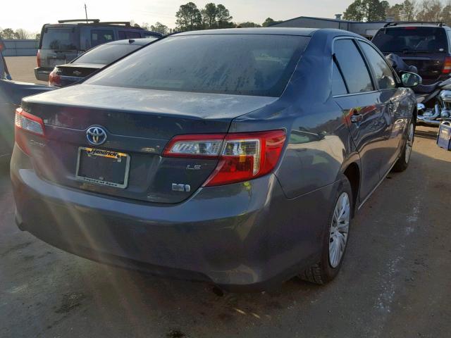 4T1BD1FKXCU014427 - 2012 TOYOTA CAMRY HYBR GRAY photo 4