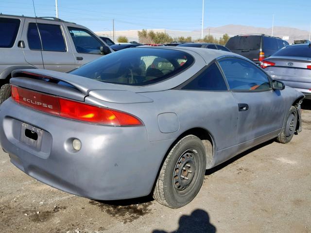 4A3AK34Y0VE011250 - 1997 MITSUBISHI ECLIPSE RS GRAY photo 4