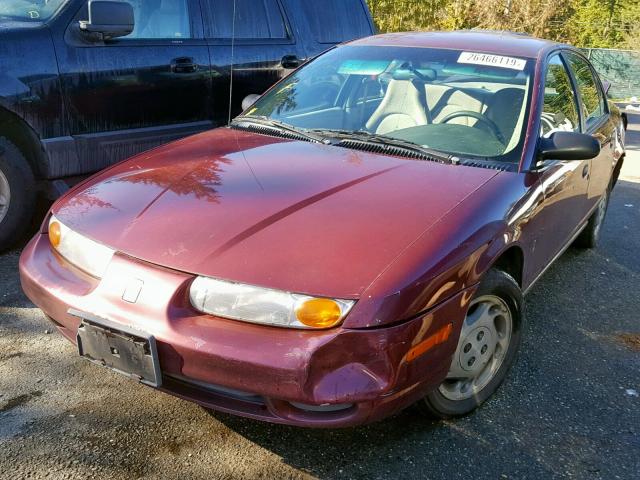 1G8ZF52812Z168227 - 2002 SATURN SL MAROON photo 2