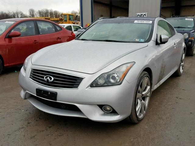 JN1CV6EL9EM130950 - 2014 INFINITI Q60 JOURNE SILVER photo 2