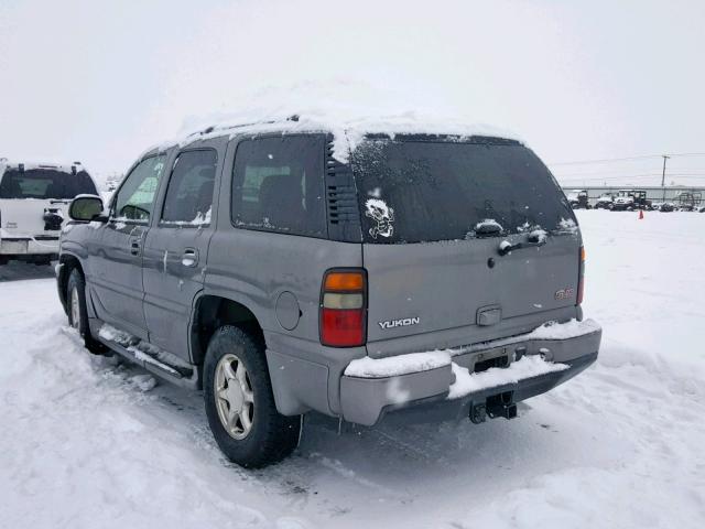 1GKEK63U75J264212 - 2005 GMC YUKON DENA GRAY photo 3