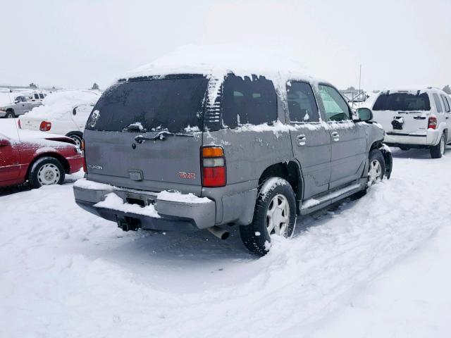 1GKEK63U75J264212 - 2005 GMC YUKON DENA GRAY photo 4