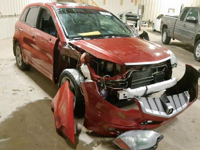 5J8TB18288A801186 - 2008 ACURA RDX RED photo 1