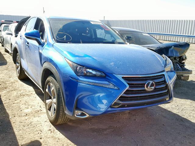 JTJBARBZXH2116907 - 2017 LEXUS NX 200T BLUE photo 1