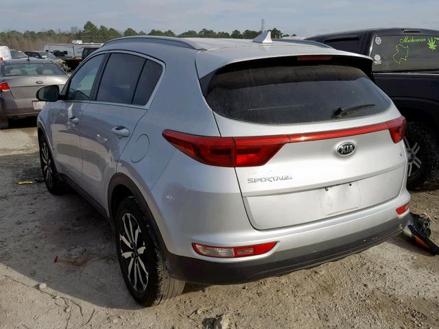 KNDPN3AC7H7266368 - 2017 KIA SPORTAGE E SILVER photo 3