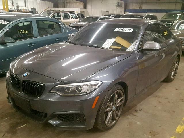 WBA1J9C53GV696411 - 2016 BMW M235XI GRAY photo 2