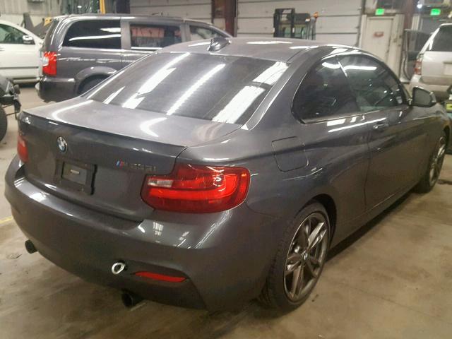 WBA1J9C53GV696411 - 2016 BMW M235XI GRAY photo 4