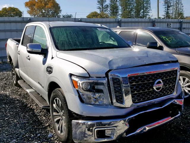 1N6AA1E68HN548084 - 2017 NISSAN TITAN SV SILVER photo 1