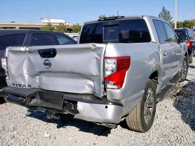 1N6AA1E68HN548084 - 2017 NISSAN TITAN SV SILVER photo 4