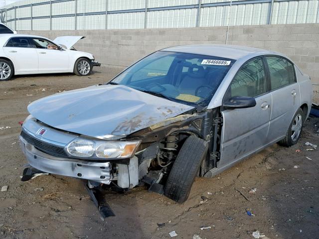 1G8AJ52F54Z151458 - 2004 SATURN ION LEVEL SILVER photo 2