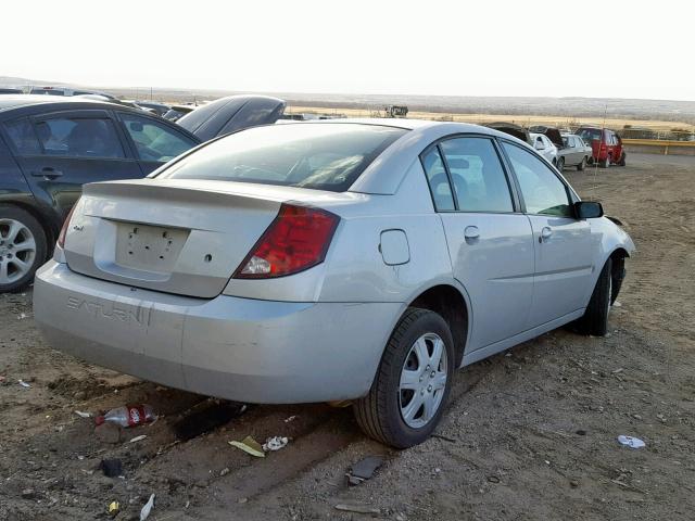 1G8AJ52F54Z151458 - 2004 SATURN ION LEVEL SILVER photo 4