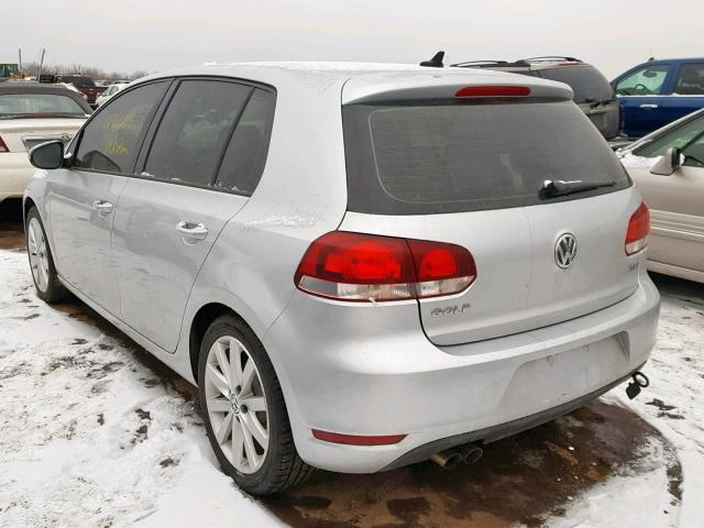 WVWDM7AJ2BW282924 - 2011 VOLKSWAGEN GOLF 银色 照片 3