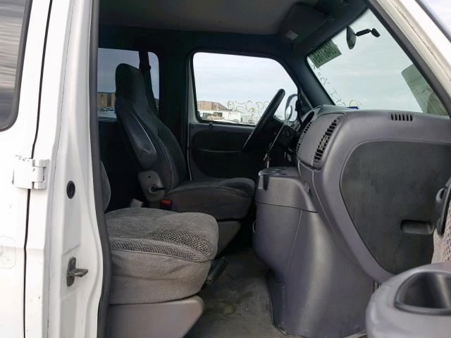 2B6KB31Z8YK179503 - 2000 DODGE RAM VAN B3 WHITE photo 5