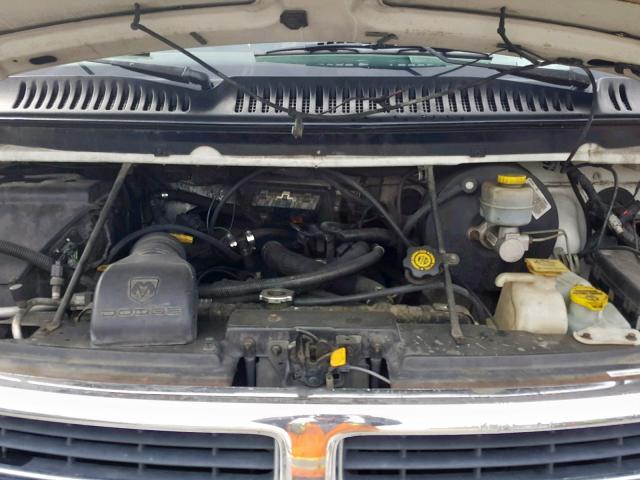 2B6KB31Z8YK179503 - 2000 DODGE RAM VAN B3 WHITE photo 7