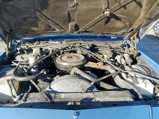 1G6DW54E0NR704949 - 1992 CADILLAC BROUGHAM BLUE photo 7