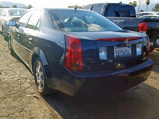 1G6DP577260195415 - 2006 CADILLAC CTS HI FEA BLUE photo 3