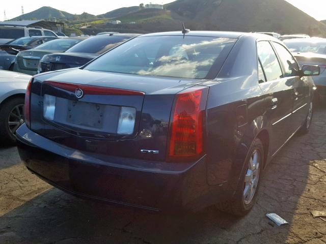 1G6DP577260195415 - 2006 CADILLAC CTS HI FEA BLUE photo 4